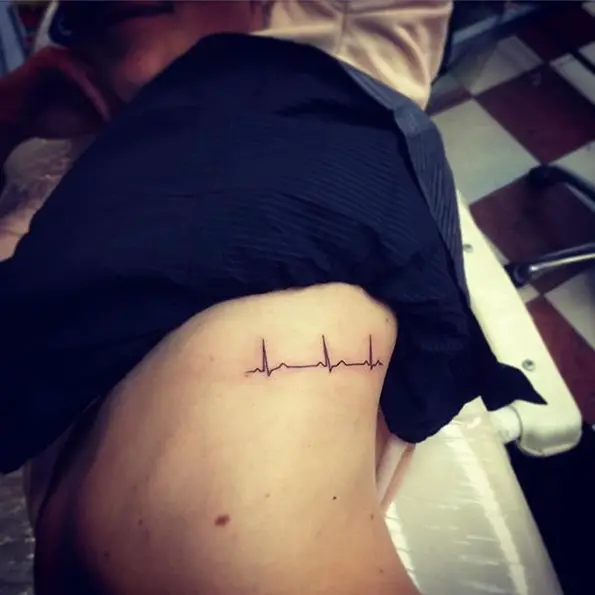 heartbeat lifeline tattoo-14