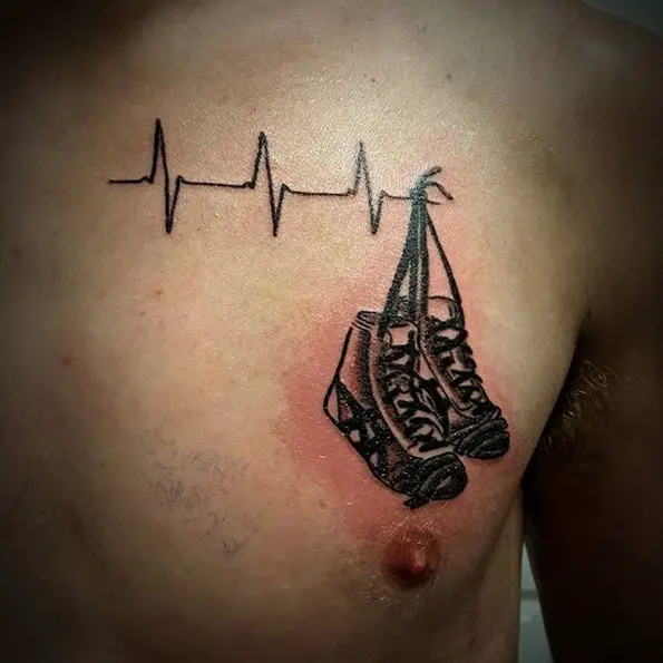 heartbeat lifeline tattoo-18