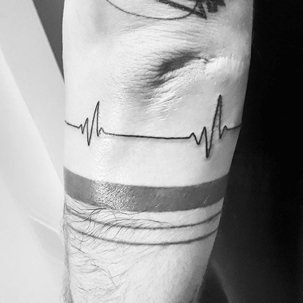 heartbeat lifeline tattoo-20