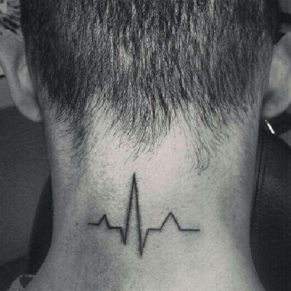 heartbeat lifeline tattoo-6
