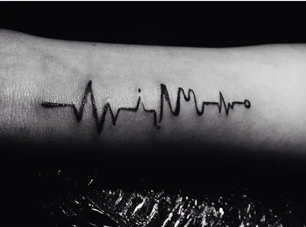 heartbeat lifeline tattoo-9