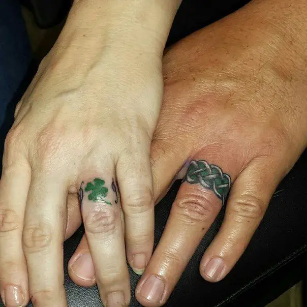 irish wedding ring tattoos