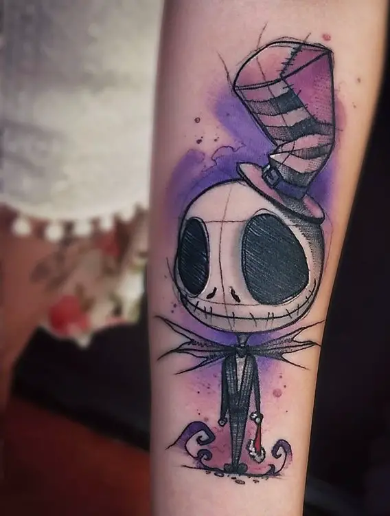 jack skellington tattoos from nightmare before christmas