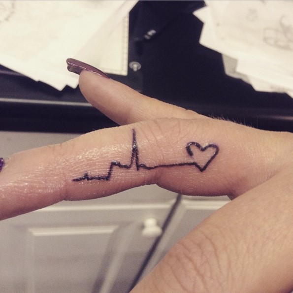 lifeline tattoo on finger-3