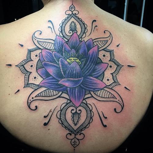 35 Stunning Lotus Flower Tattoo Design