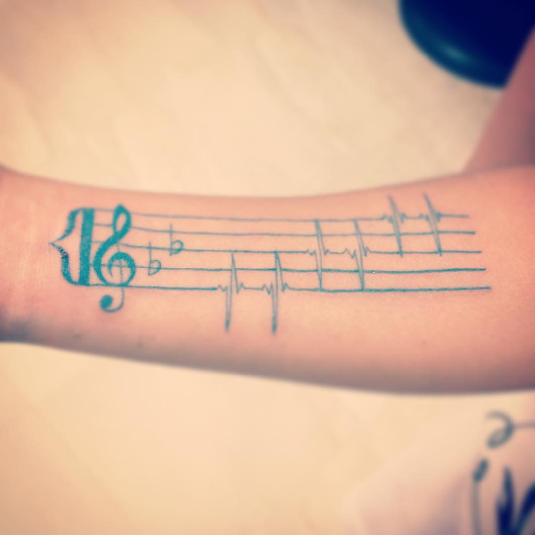 music lifeline tattoo-6