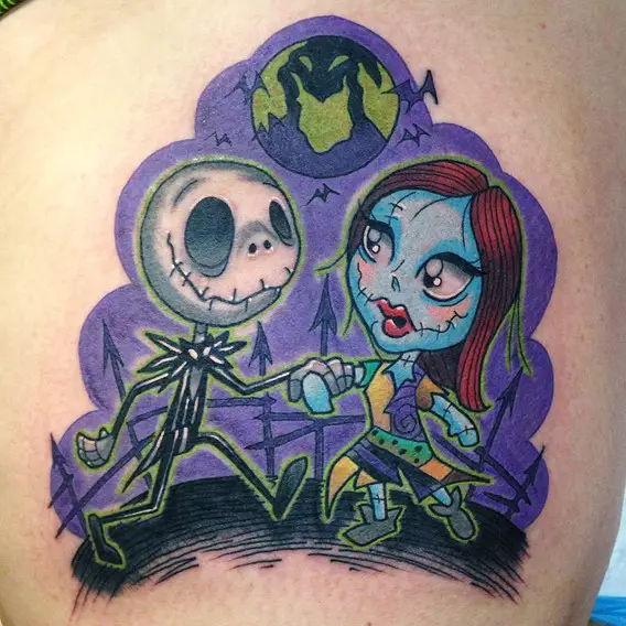 nightmare before christmas couples tattoos