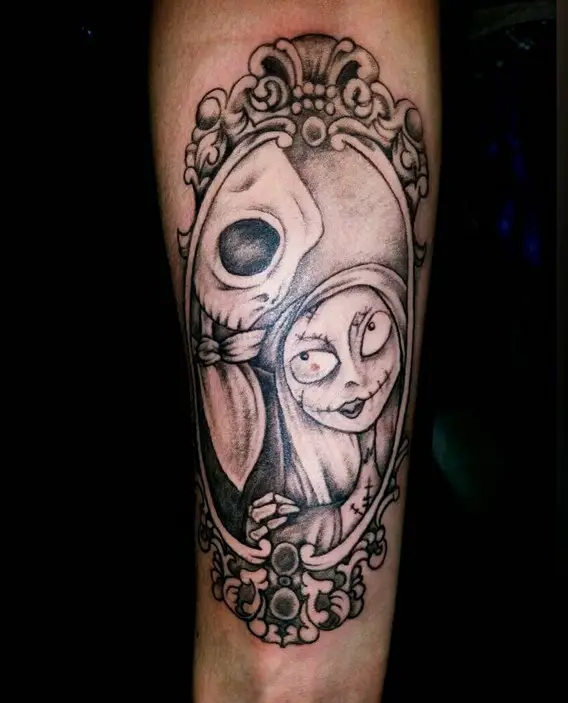 nightmare before christmas jack and sally tattoos