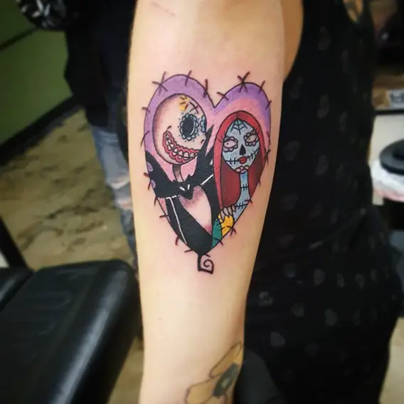 nightmare before christmas love tattoos