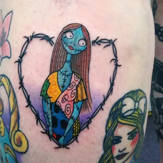 nightmare before christmas sally tattoo ideas