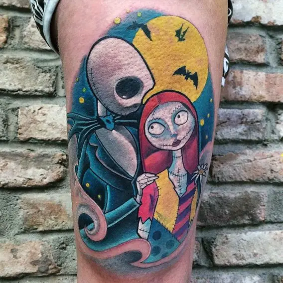 nightmare before christmas tattoo art