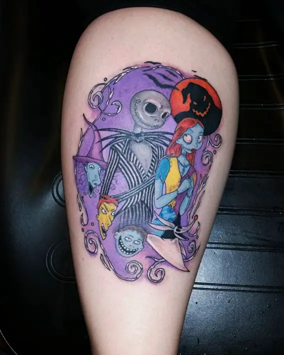 nightmare before christmas tattoo pictures