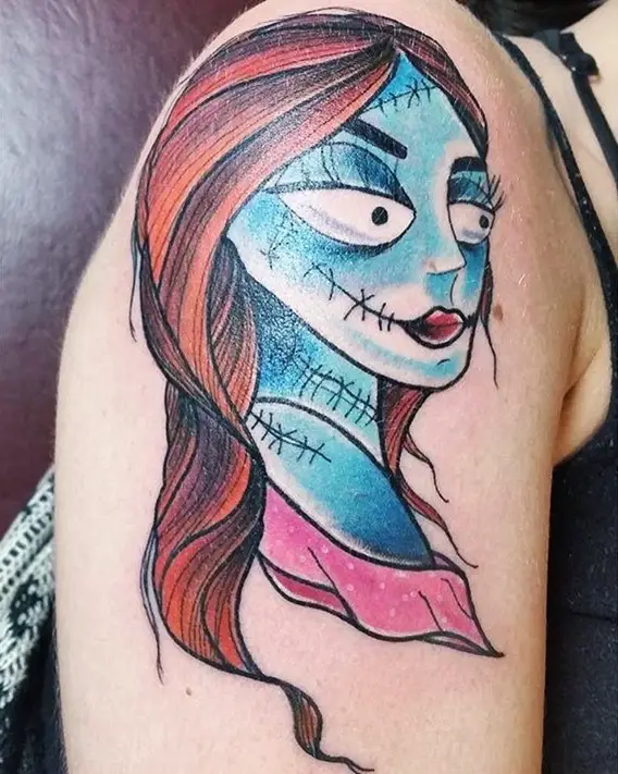 nightmare before christmas tattoos sally