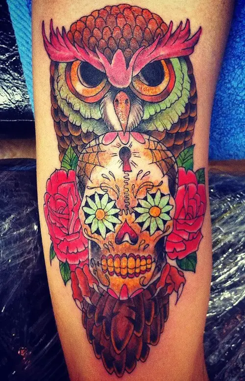 owl-and-skull tattoo-01