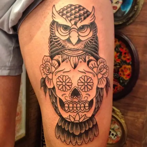 owl-and-skull tattoo-02