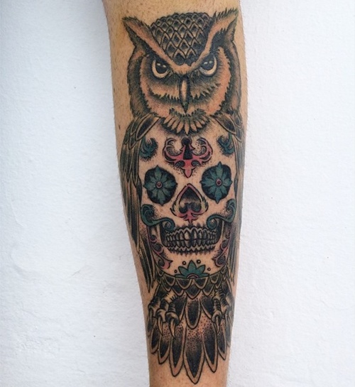 owl-and-skull tattoo-08
