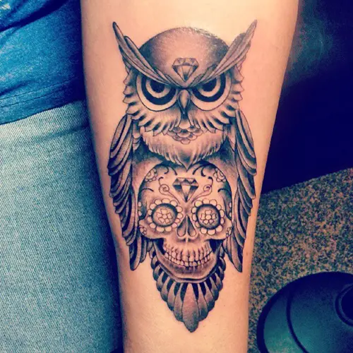 owl-and-skull tattoo-16