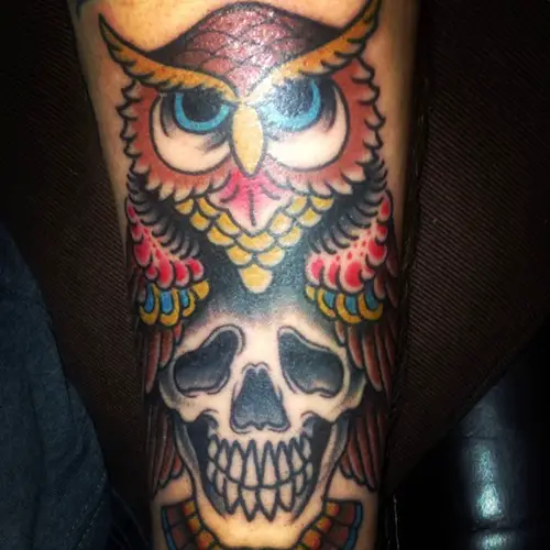 owl-and-skull tattoo-18