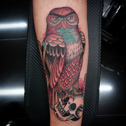 owl-and-skull tattoo-23