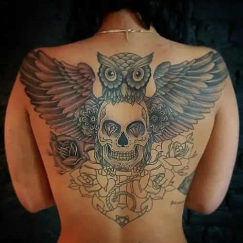 owl-and-skull tattoo-26