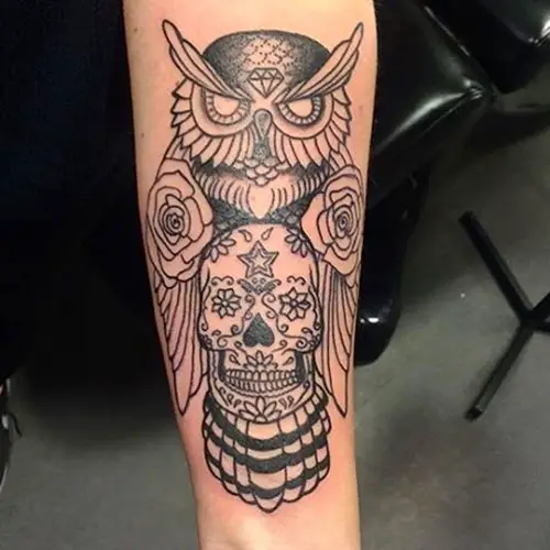 owl-and-skull tattoo-31
