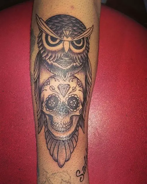 owl-and-skull tattoo-37