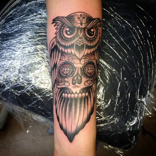 owl-and-skull tattoo-42