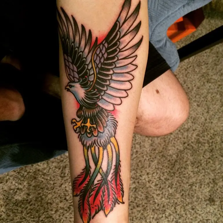 phoenix-tattoos-for-men-on-arm