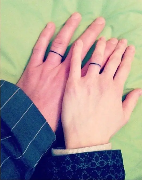 ring wedding band tattoos