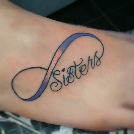 sister infinity tattoo designs