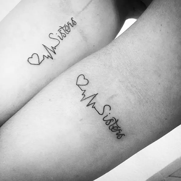 sisters lifeline tattoo-3