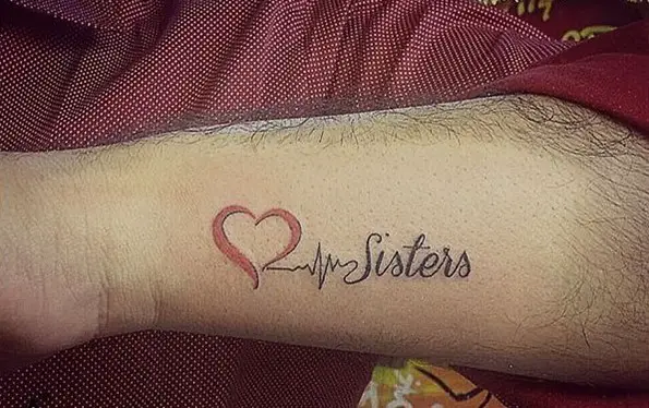 sisters lifeline tattoo-4