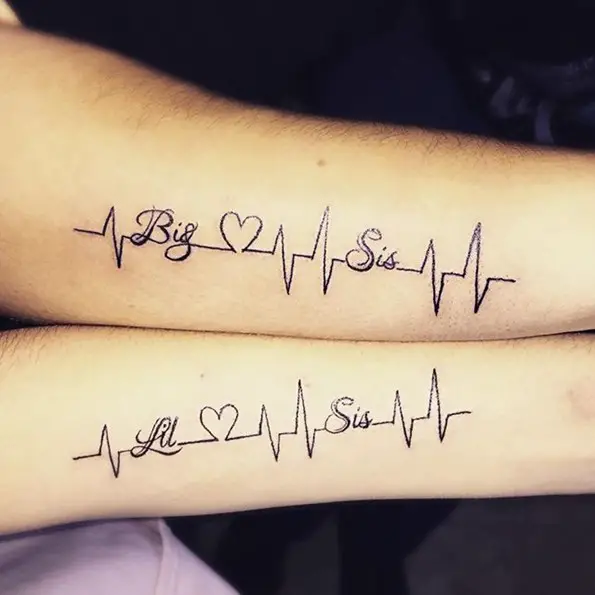 sisters lifeline tattoo-5