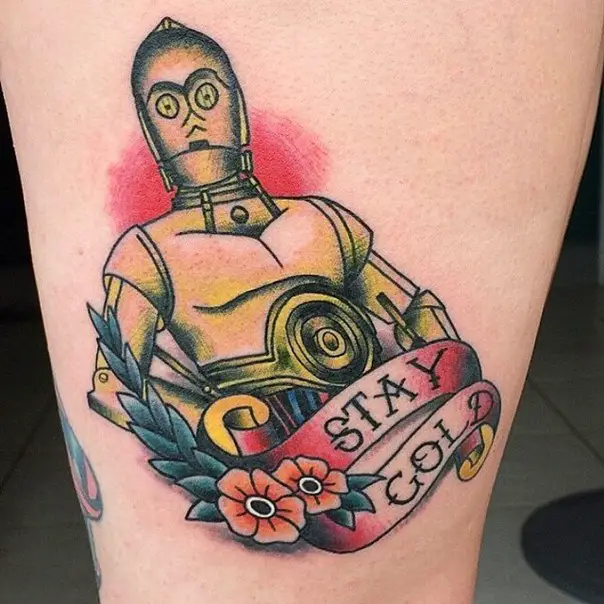 star wars c-3po tattoo-10