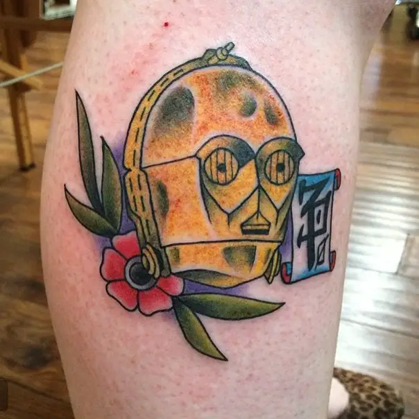 star wars c-3po tattoo-15