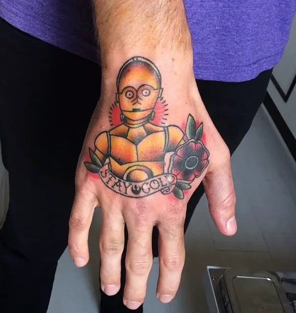 star wars c-3po tattoo-2