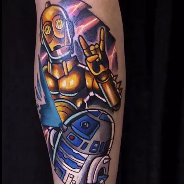 star wars c-3po tattoo-3