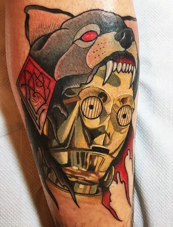 star wars c-3po tattoo-30