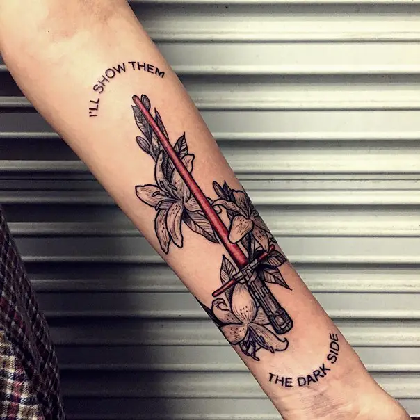 star wars lightsaber tattoo-26