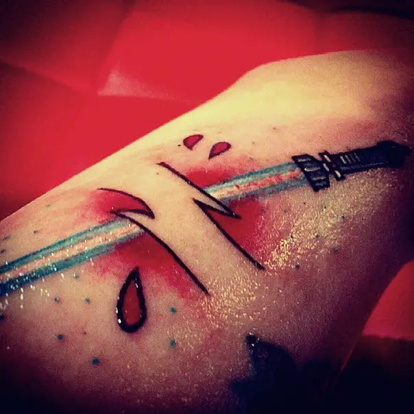 star wars lightsaber tattoo-5