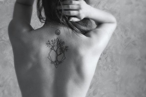 tree tattoo on back-11