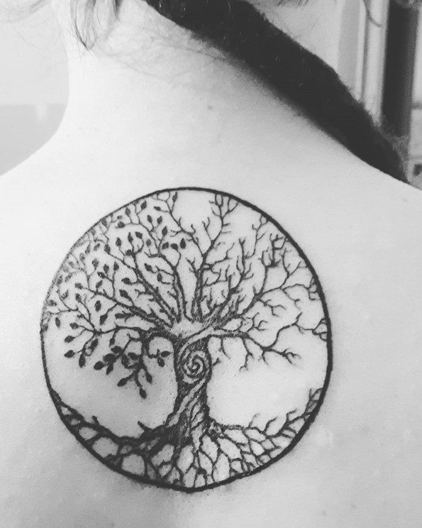 tree tattoo ideas on back-12