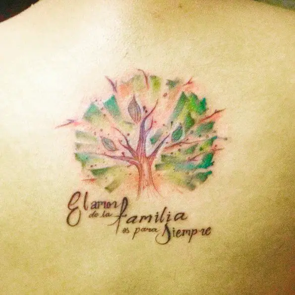 tree tattoos on back-15