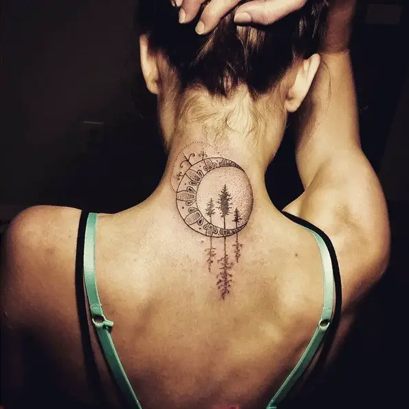 tree tattoos on back-19