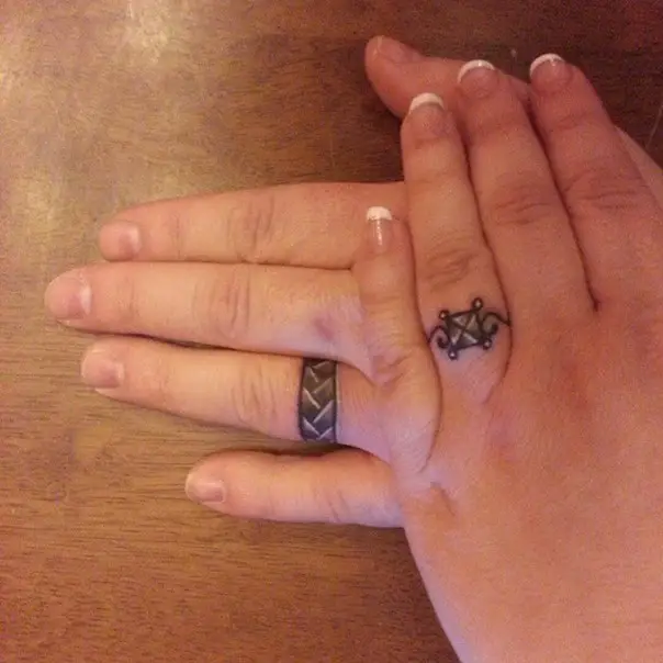 wedding band tattoo before or after getting married