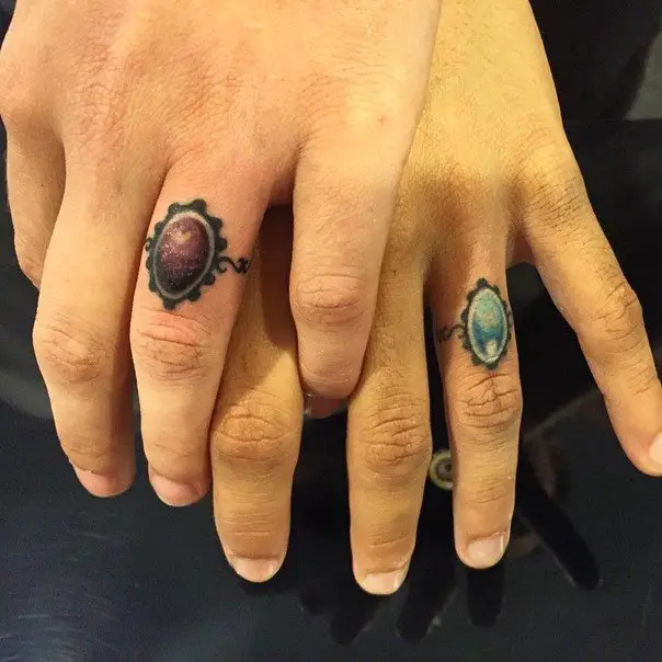 wedding jewelry ring tattoos