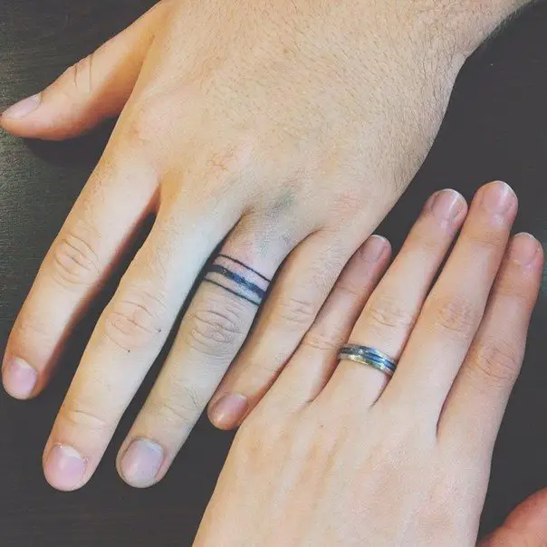 78 Wedding Ring Tattoos That Will Symbolize Your Love