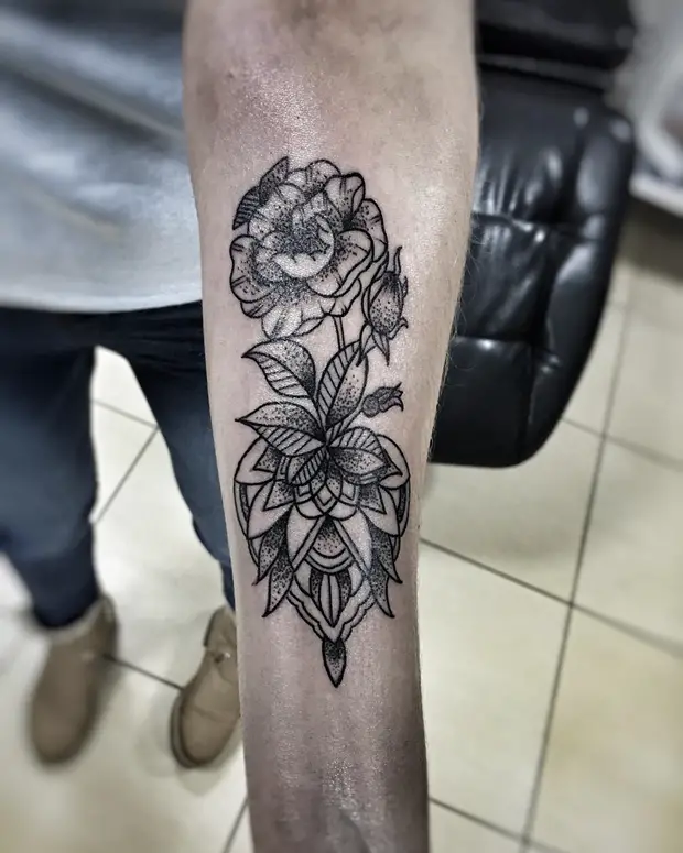 Black Rose Tattoo-1