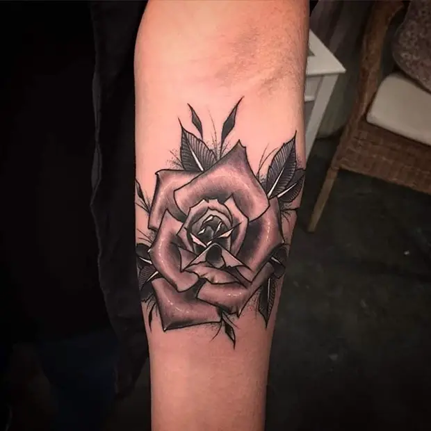 42 Totally Awesome Black Rose Tattoo That Will Inspire You To Get Inked