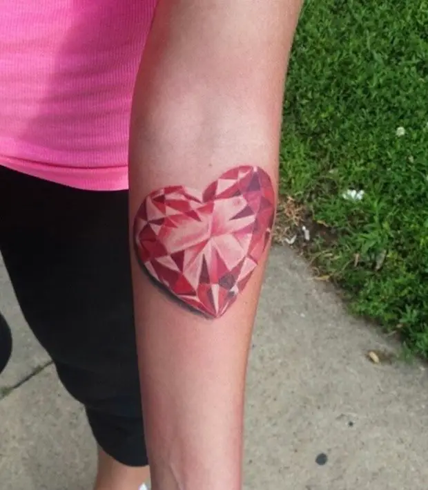 Diamond 3d Tattoo Designs For Girls